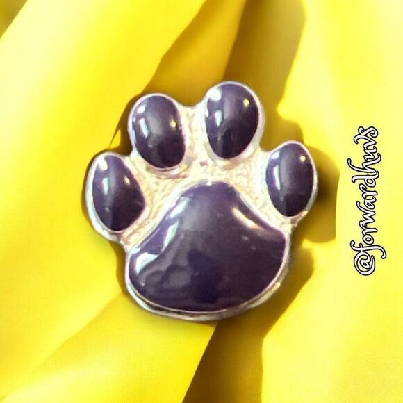 Purple Paw Print Pin - Picture 4 of 9